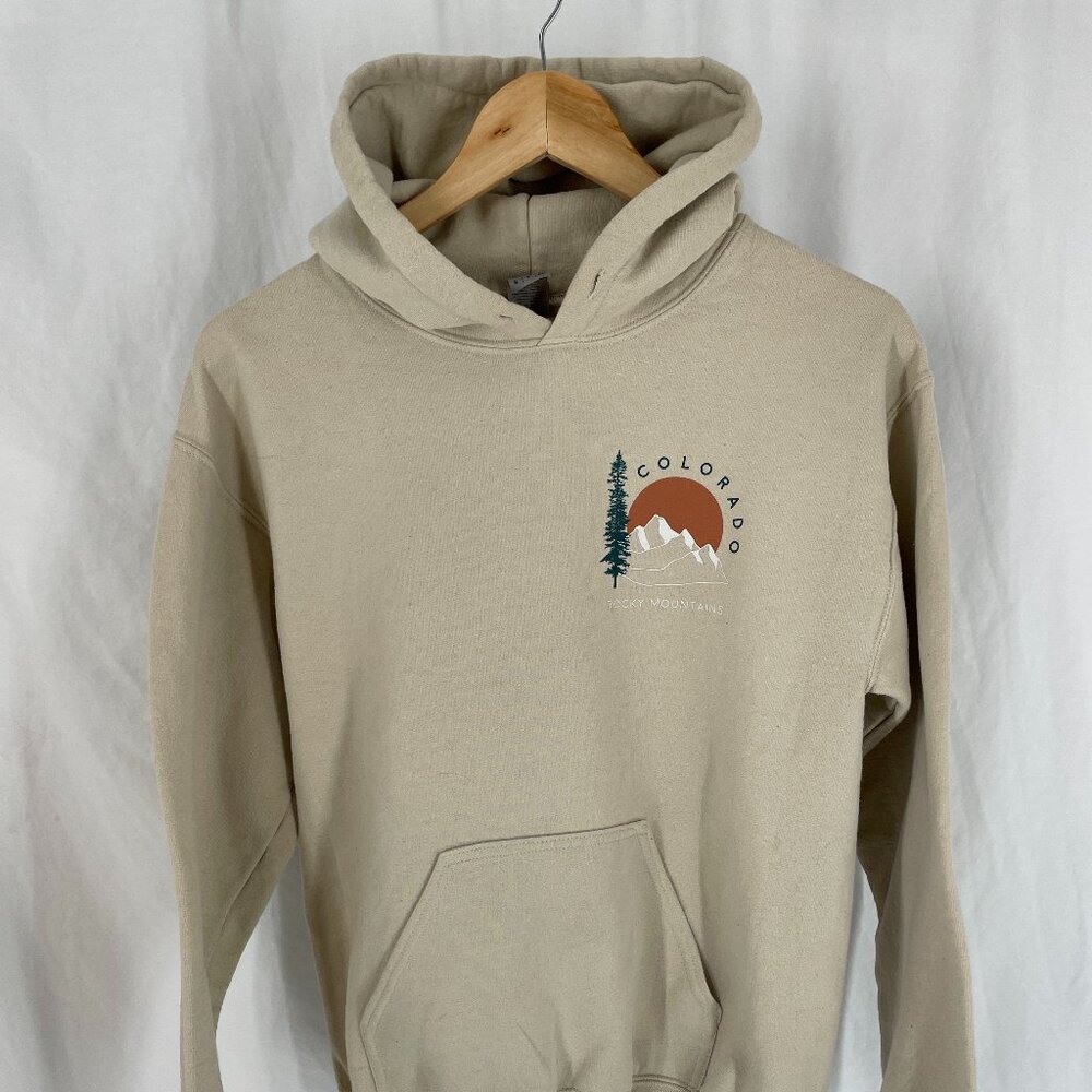 Breckenridge Colorado Beige Hoodie
